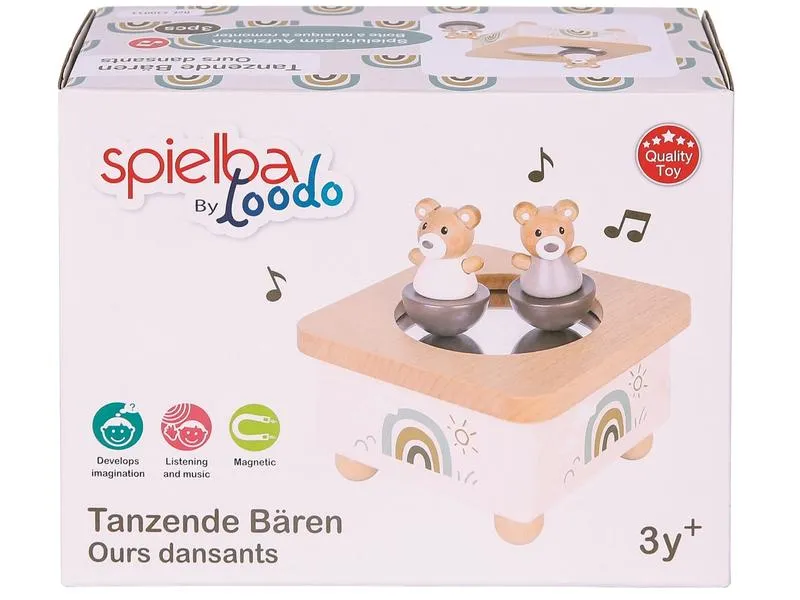 Spielba Holzspielwaren Musikspieldose Bär