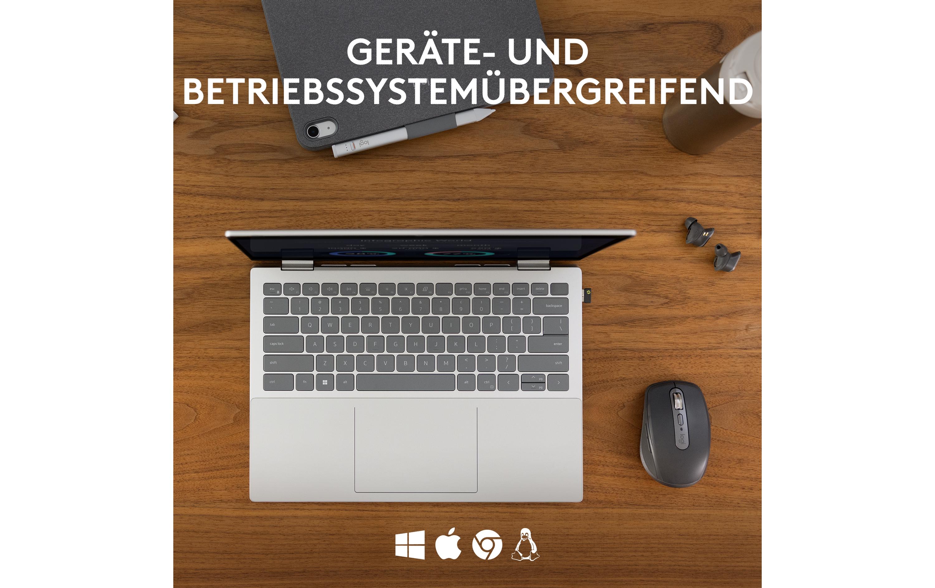 Logitech Mobile Maus MX Anywhere 3s for Business Graphite