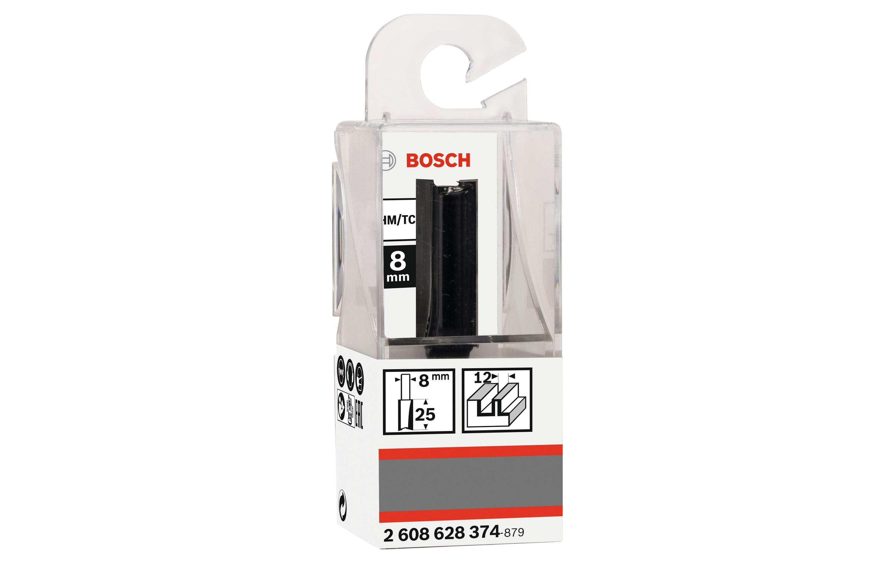 Bosch Professional V-Nutfräser Standard for Wood D1 12 mm, L 31.5 mm, G 62 mm