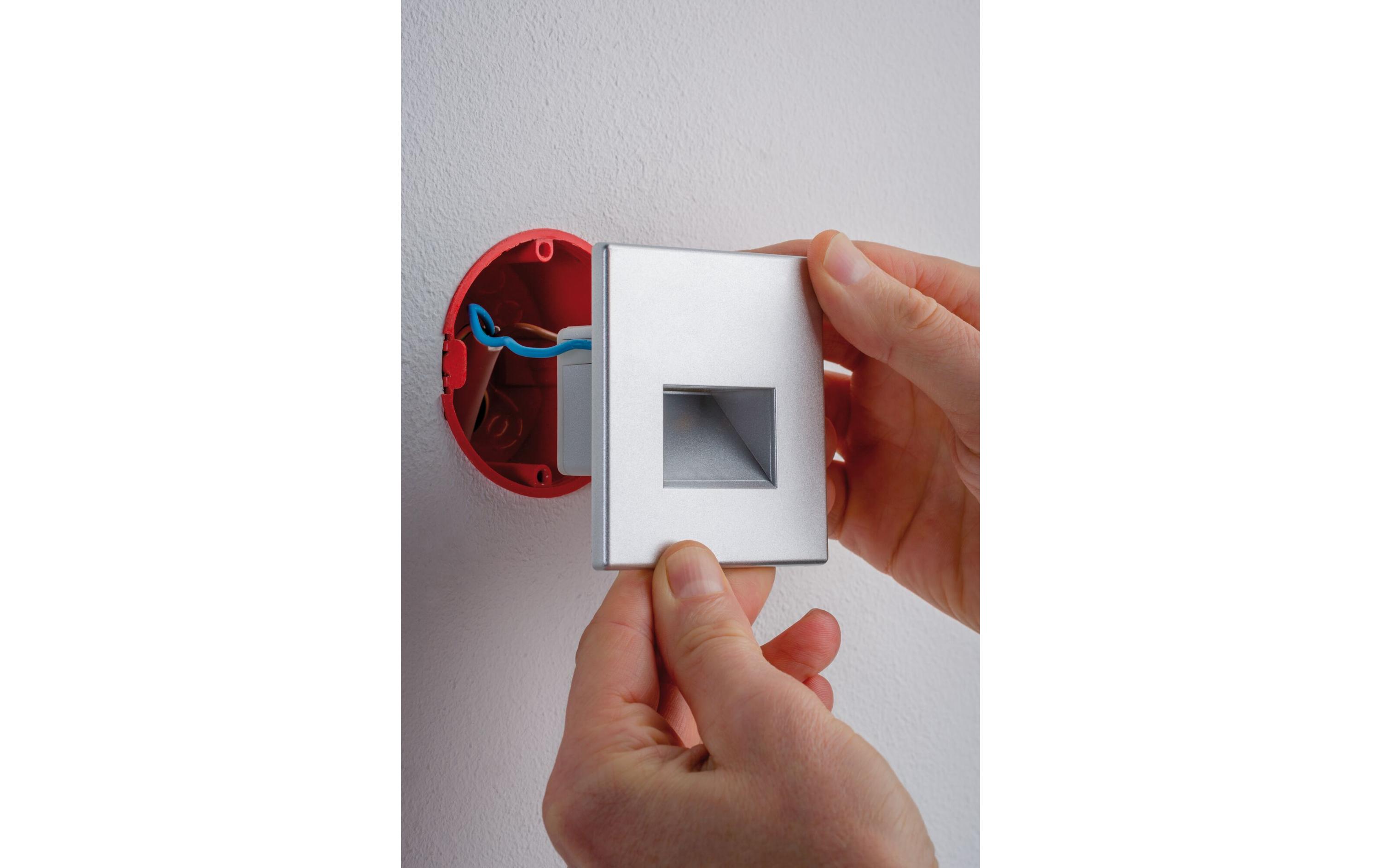 Paulmann Einbauleuchte LED Edge Quadro eckig 80 x 5 mm