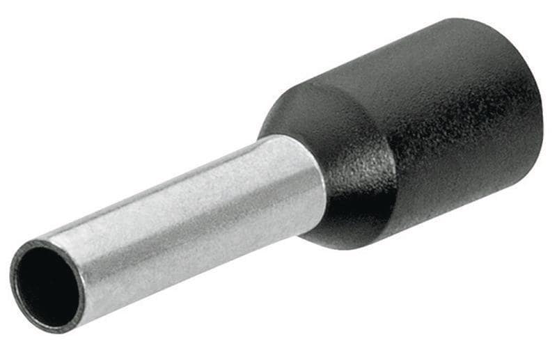 Knipex Aderendhülsen 16 x 10 mm Schwarz, 200 Stück Knipex Aderendhülsen 16 x 10 mm Schwarz, 200 Stück