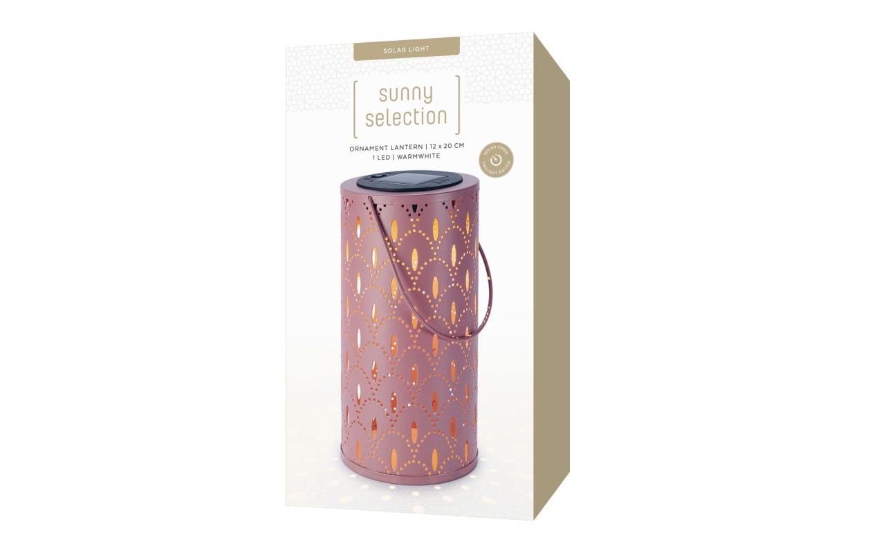 STT Solar Ornament Lantern Mauve