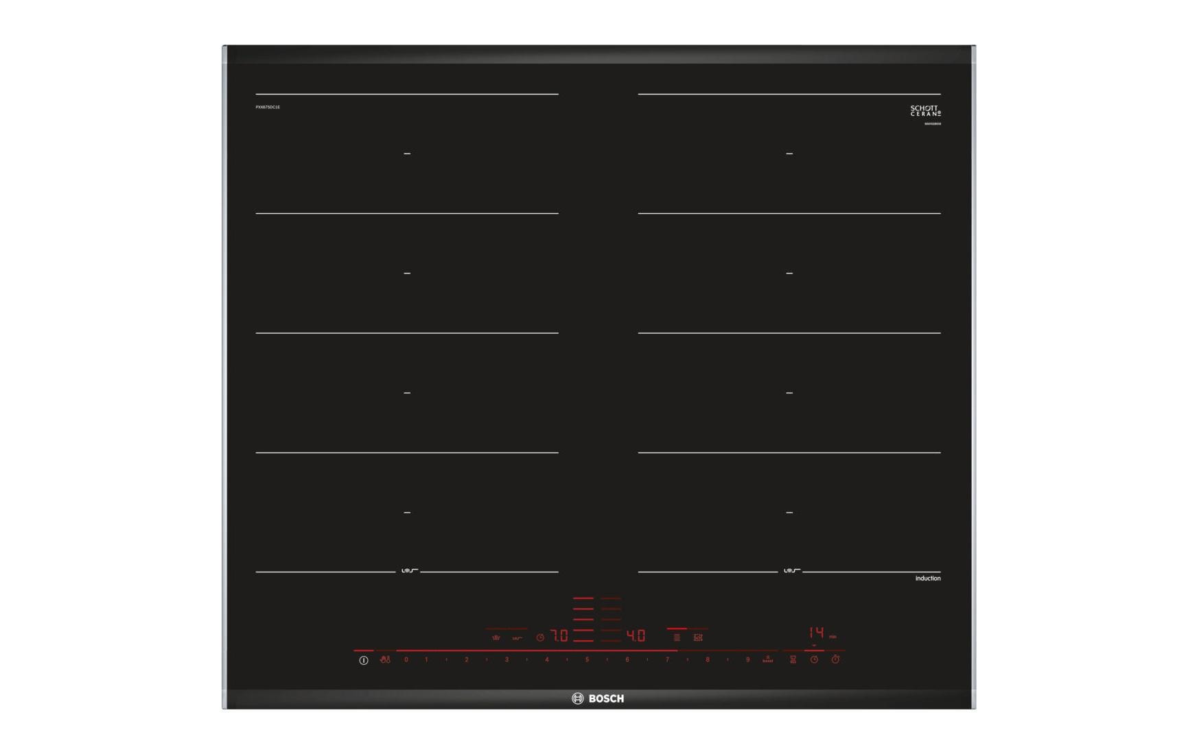 Bosch Induktionskochfeld PXX675DC1E Facetten-Design Bosch Induktionskochfeld PXX675DC1E Facetten-Design