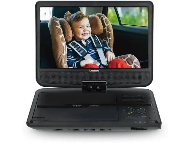 Lenco Portabler Dual DVD Player DVP-1046BK Lenco Portabler Dual DVD Player DVP-1046BK