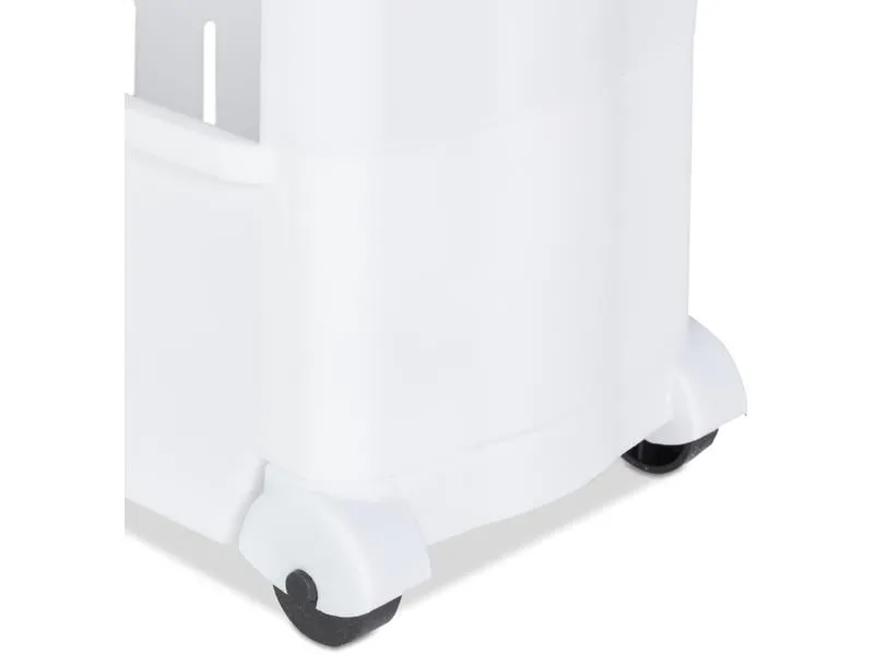 relaxdays Nischenwagen 12.5 x 131 x 54 cm, Weiss relaxdays Nischenwagen 12.5 x 131 x 54 cm, Weiss