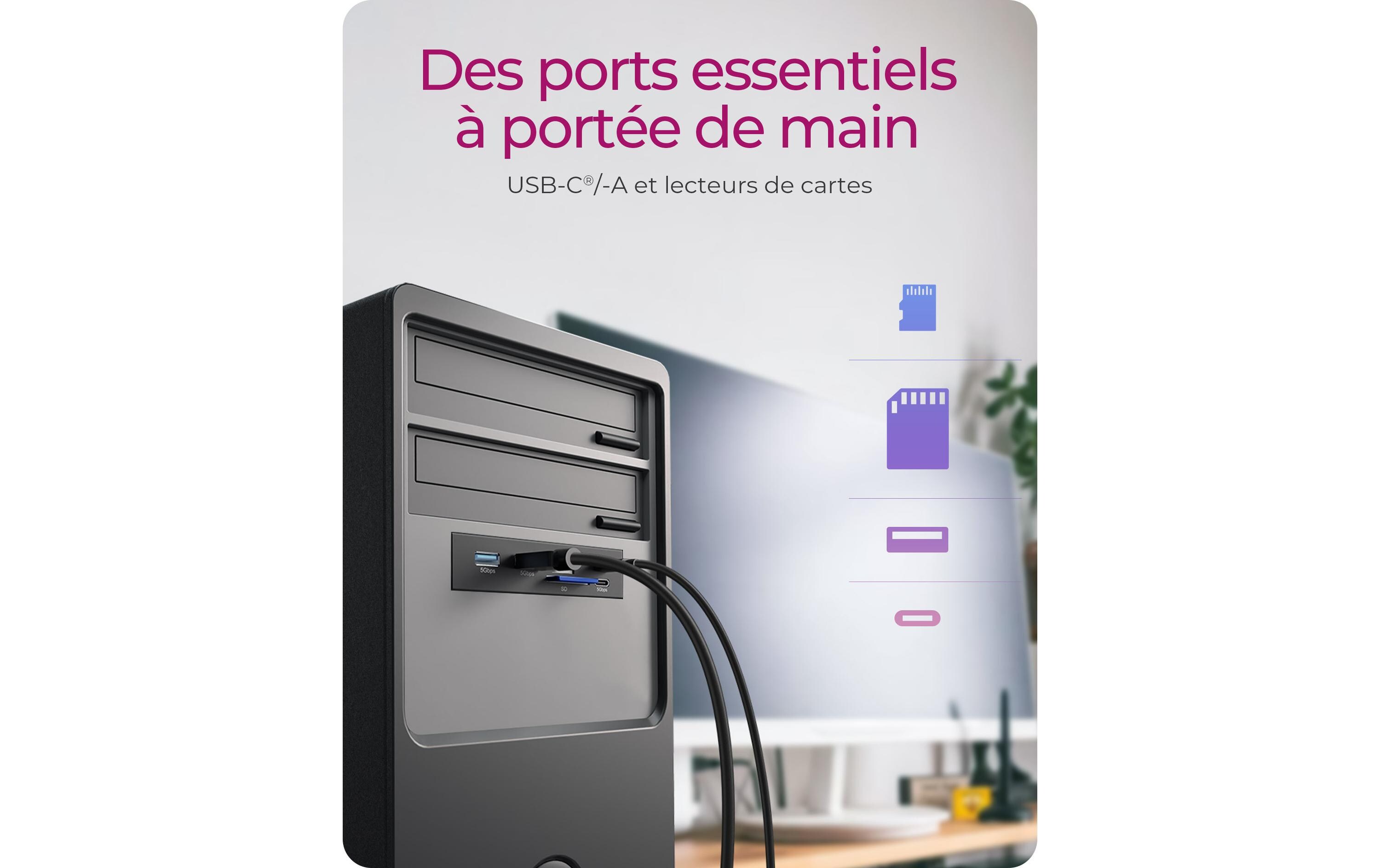 ICY BOX Front Panel IB-HUB1419-i3