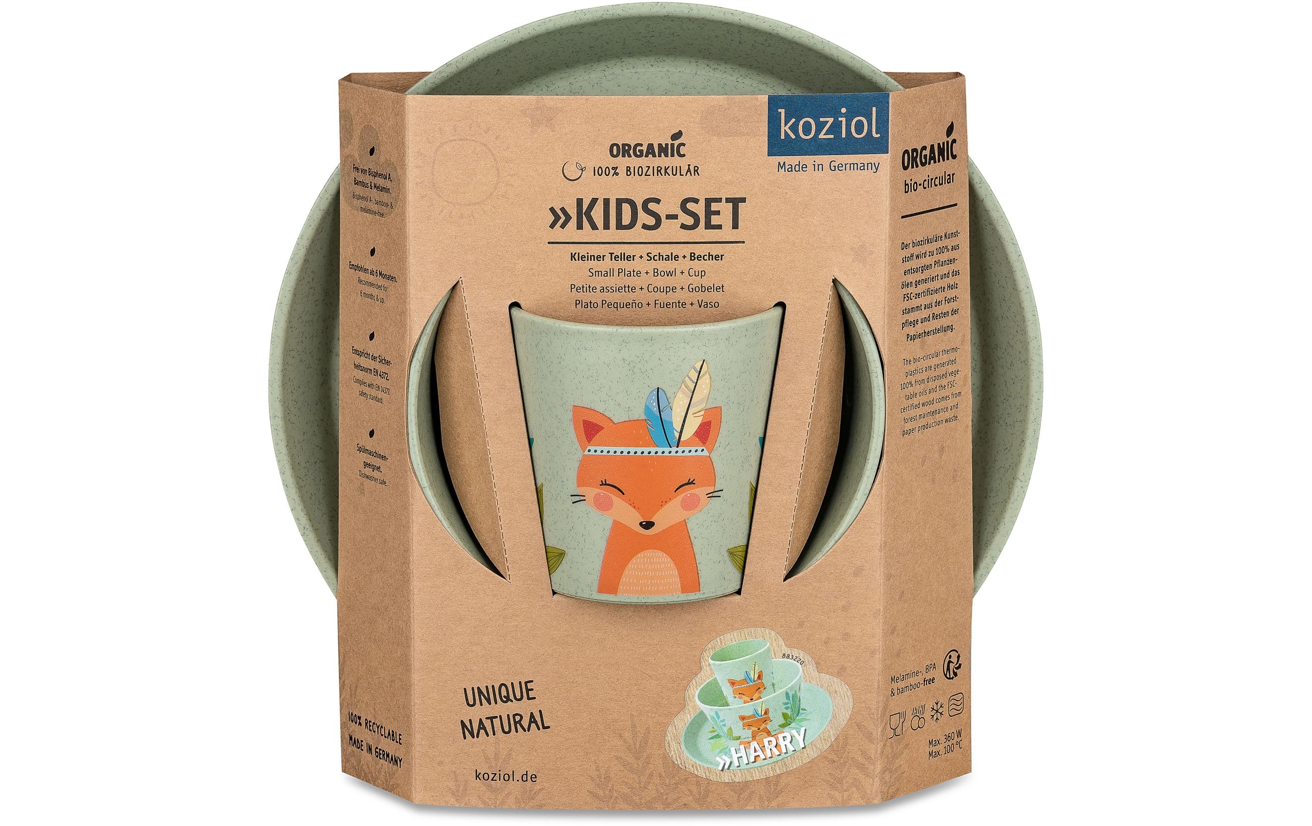 Koziol Kindergeschirrset Connect Harry 3-teilig Koziol Kindergeschirrset Connect Harry 3-teilig