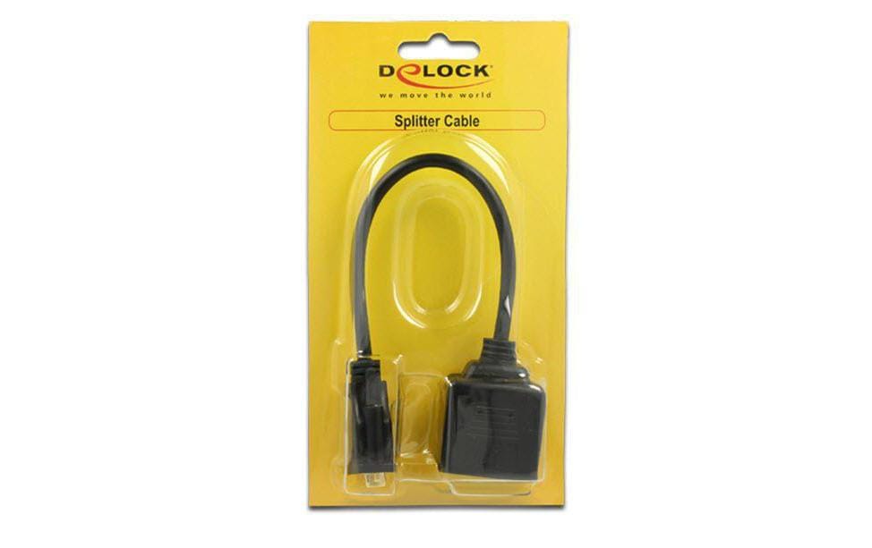 Delock 2-Port Signalsplitter DVI-D - HDMI Delock 2-Port Signalsplitter DVI-D - HDMI