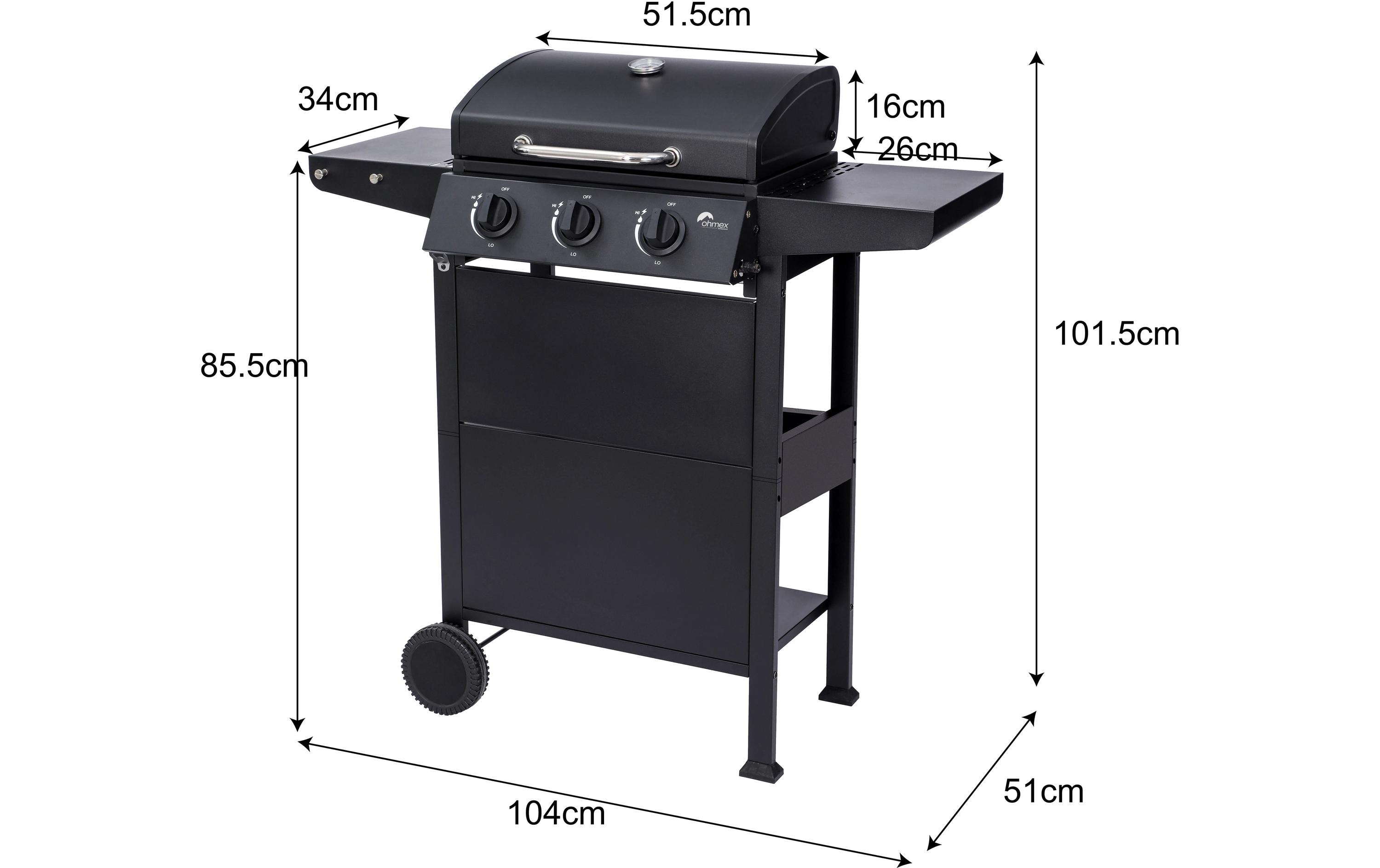 OHMEX Gasgrill OHM-BBQ-3525