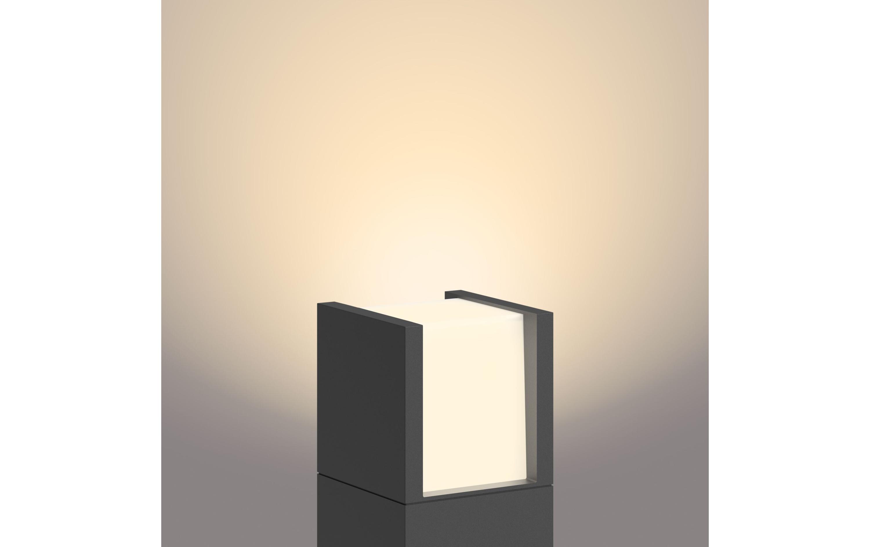 Philips Outdoor Niedervolt Arbour Sockel-Erweiterung 2700K anthrazit