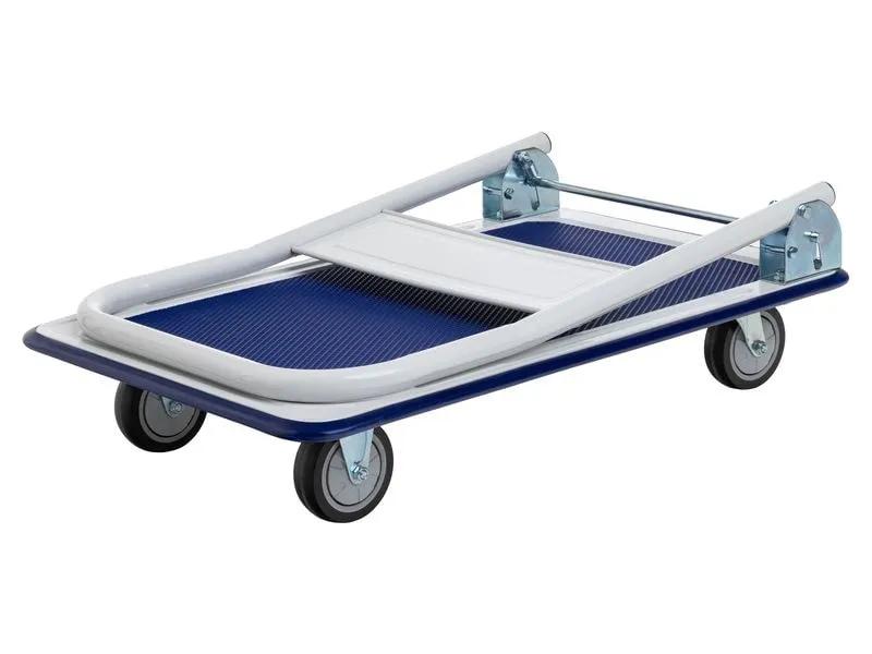 STRUCT Plattformwagen 150 kg, Blau/Weiss STRUCT Plattformwagen 150 kg, Blau/Weiss