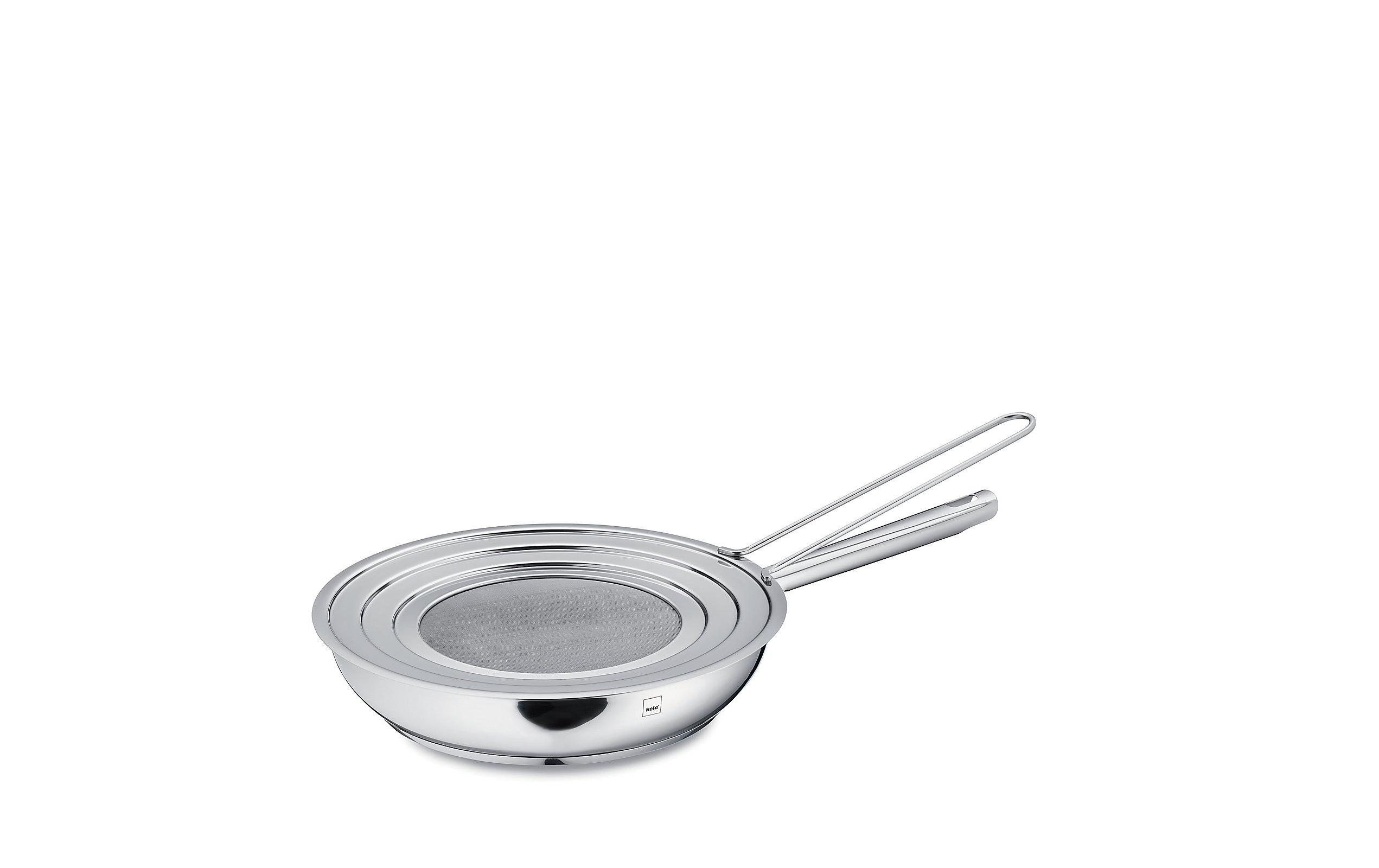 Kela Spritzschutzdeckel Elvira 30 cm, Silber