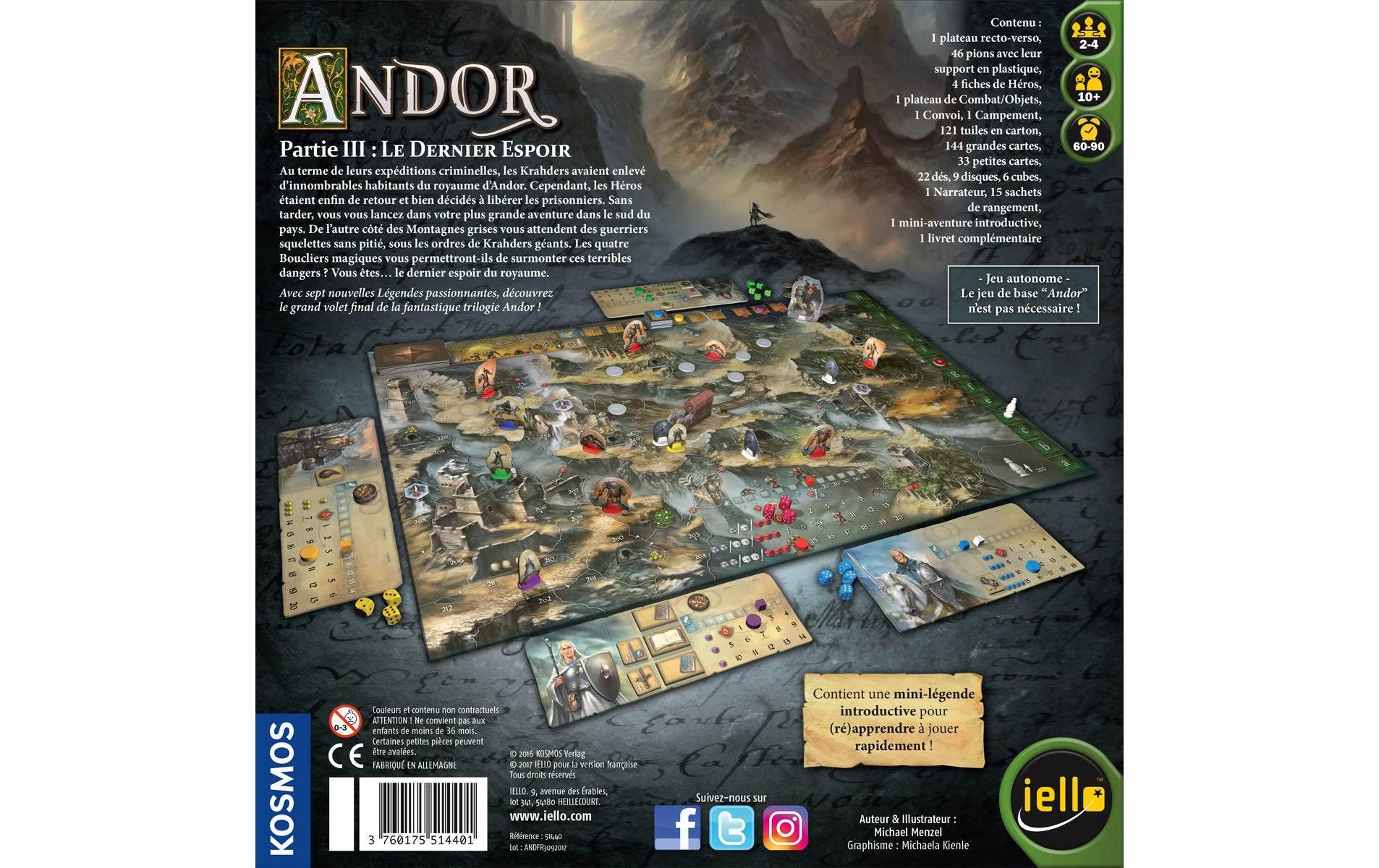 Kosmos Kennerspiel Andor – Le Dernier Espoir -FR- Kosmos Kennerspiel Andor – Le Dernier Espoir -FR-