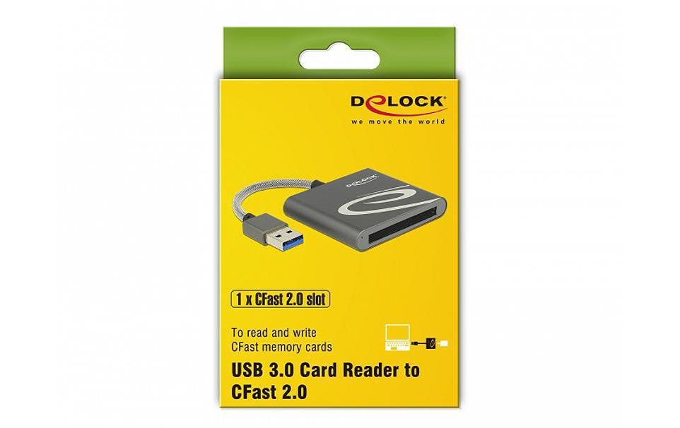Delock Card Reader Extern 91525 USB 3.0 für CFast 2.0