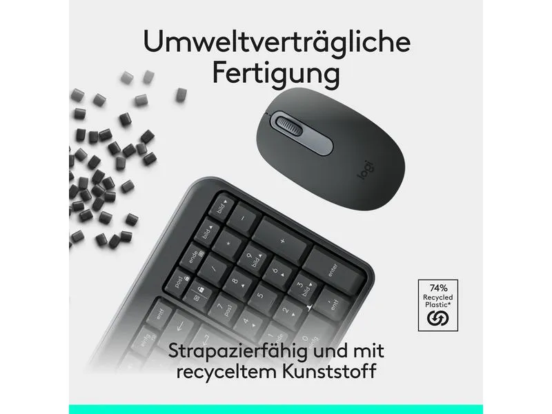 Logitech Tastatur-Maus-Set MK250 Graphite Logitech Tastatur-Maus-Set MK250 Graphite