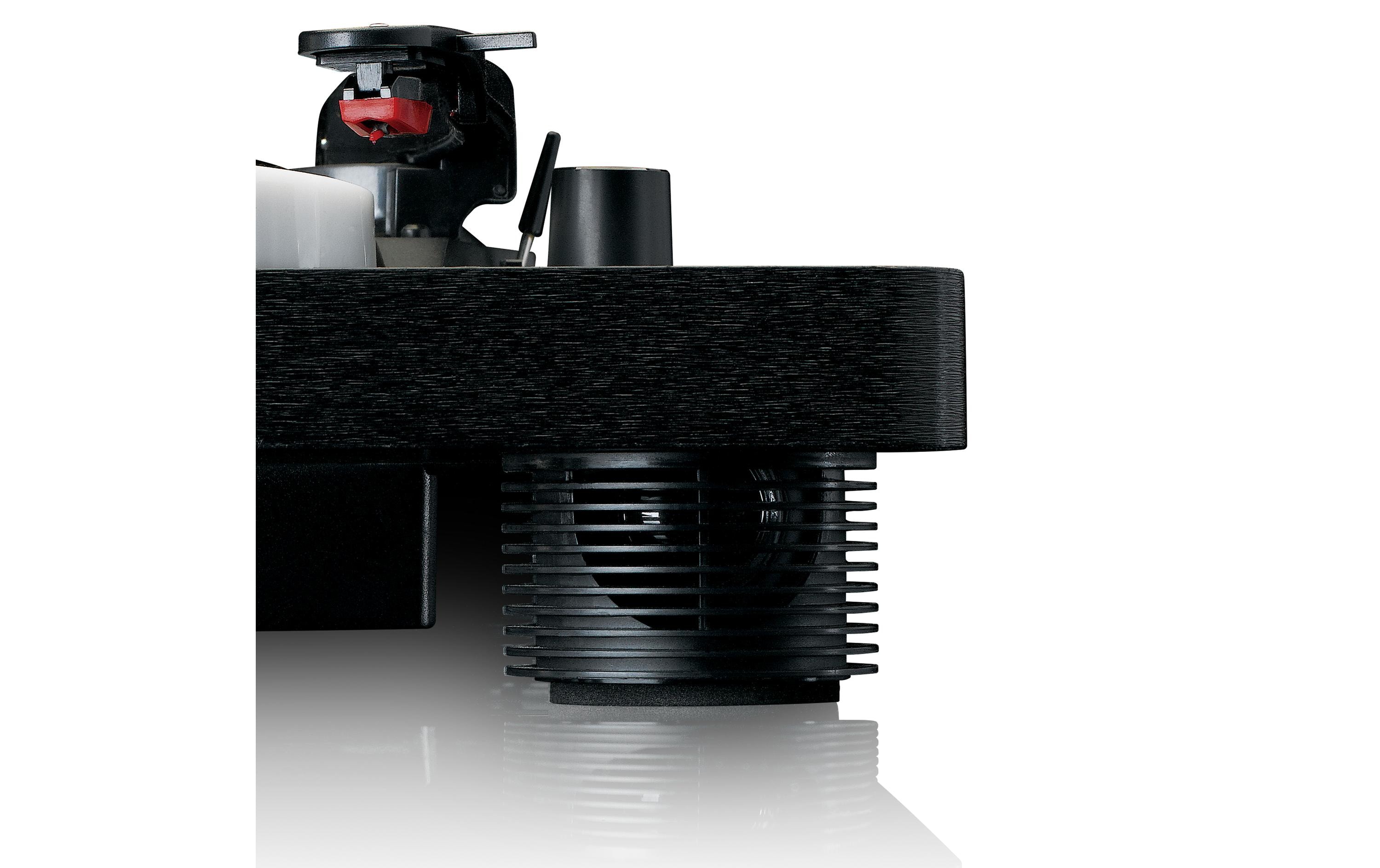 Lenco Plattenspieler LS-50LEDBK Schwarz