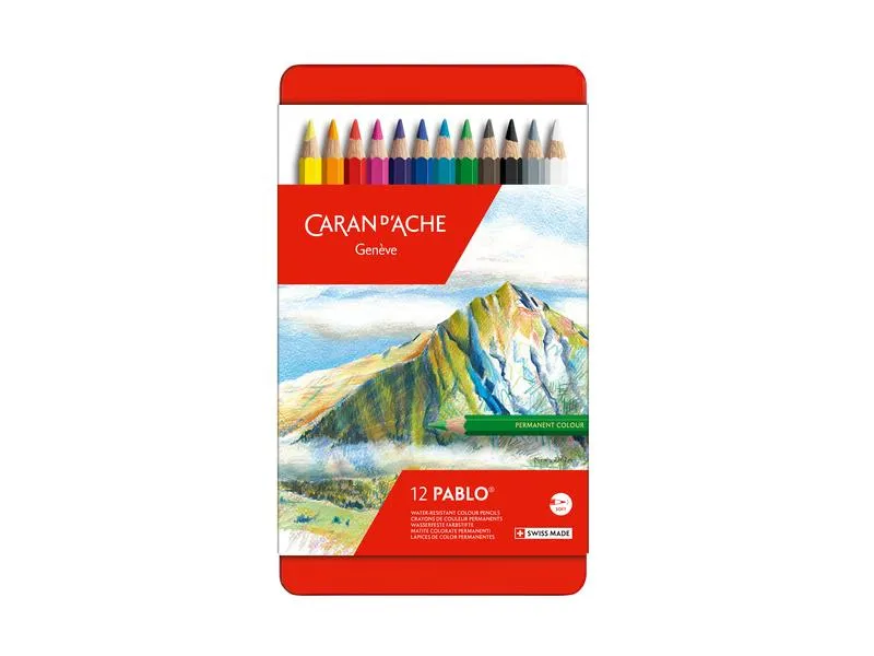 Caran d'Ache Farbstifte Pablo 12 Stück Caran d'Ache Farbstifte Pablo 12 Stück