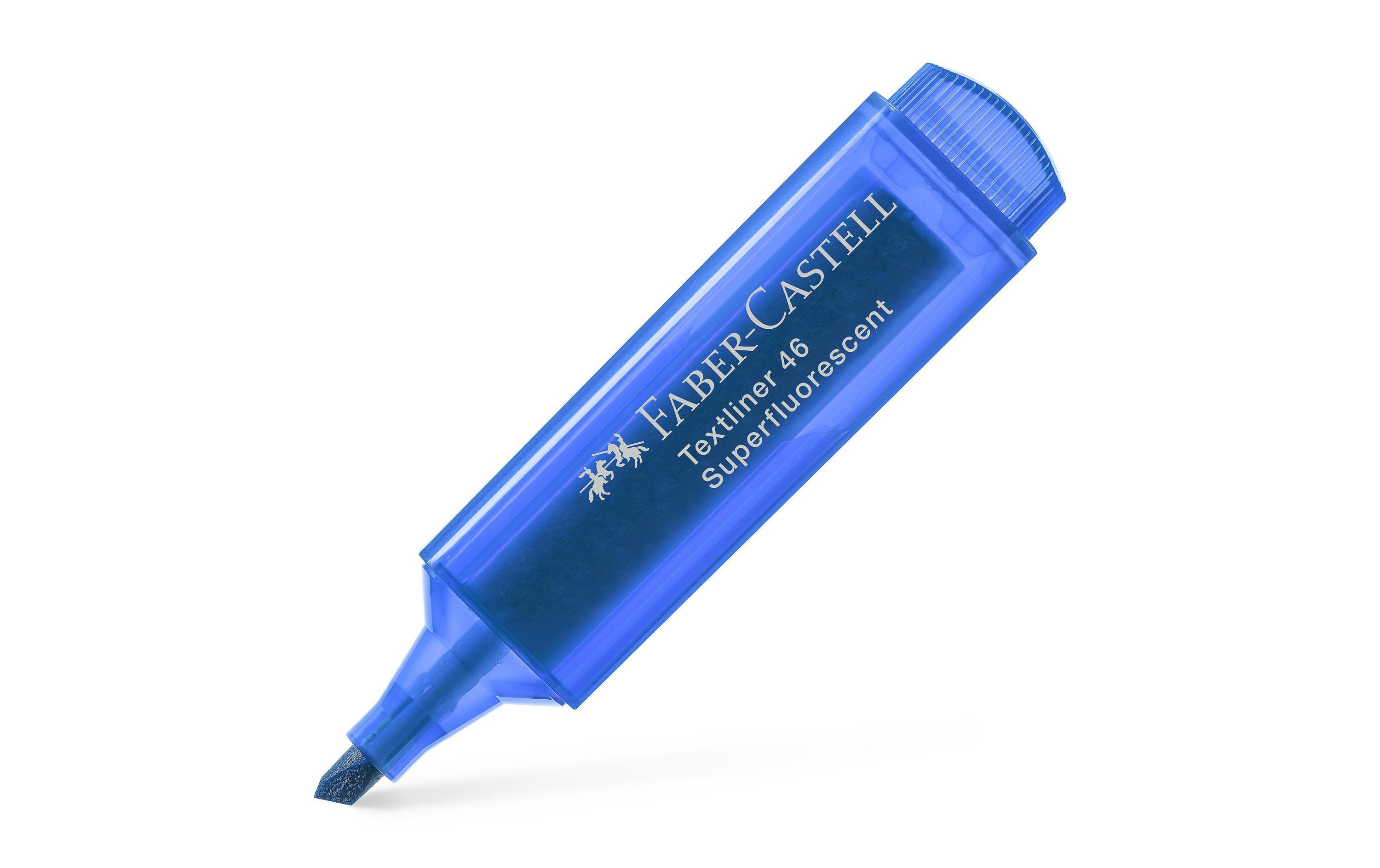 Faber-Castell Textmarker 1546 superfluorescent Blau