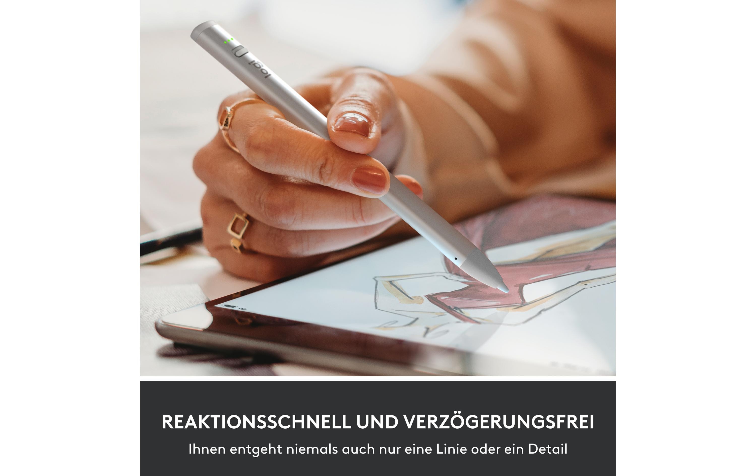 Logitech Eingabestift Crayon Silber