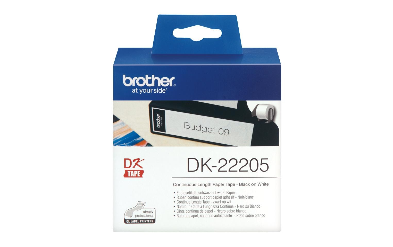 Brother Etikettenrolle DK-22205 Thermo Direct 62 mm x 30.48 m