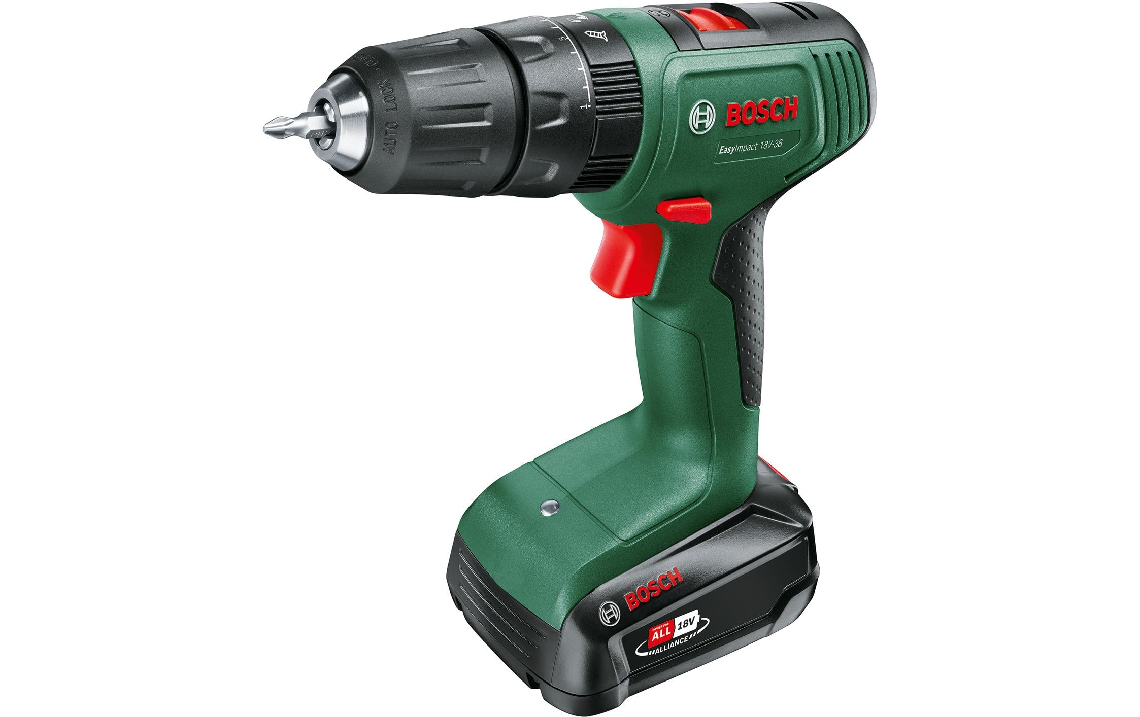 Bosch Akku-Schlagbohrschrauber EasyImpact 18 V-38 Kit Bosch Akku-Schlagbohrschrauber EasyImpact 18 V-38 Kit
