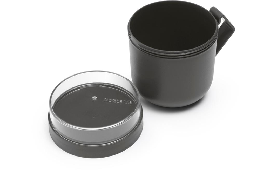 Brabantia Suppenbehälter Make & Take 600 ml, Dunkelgrau