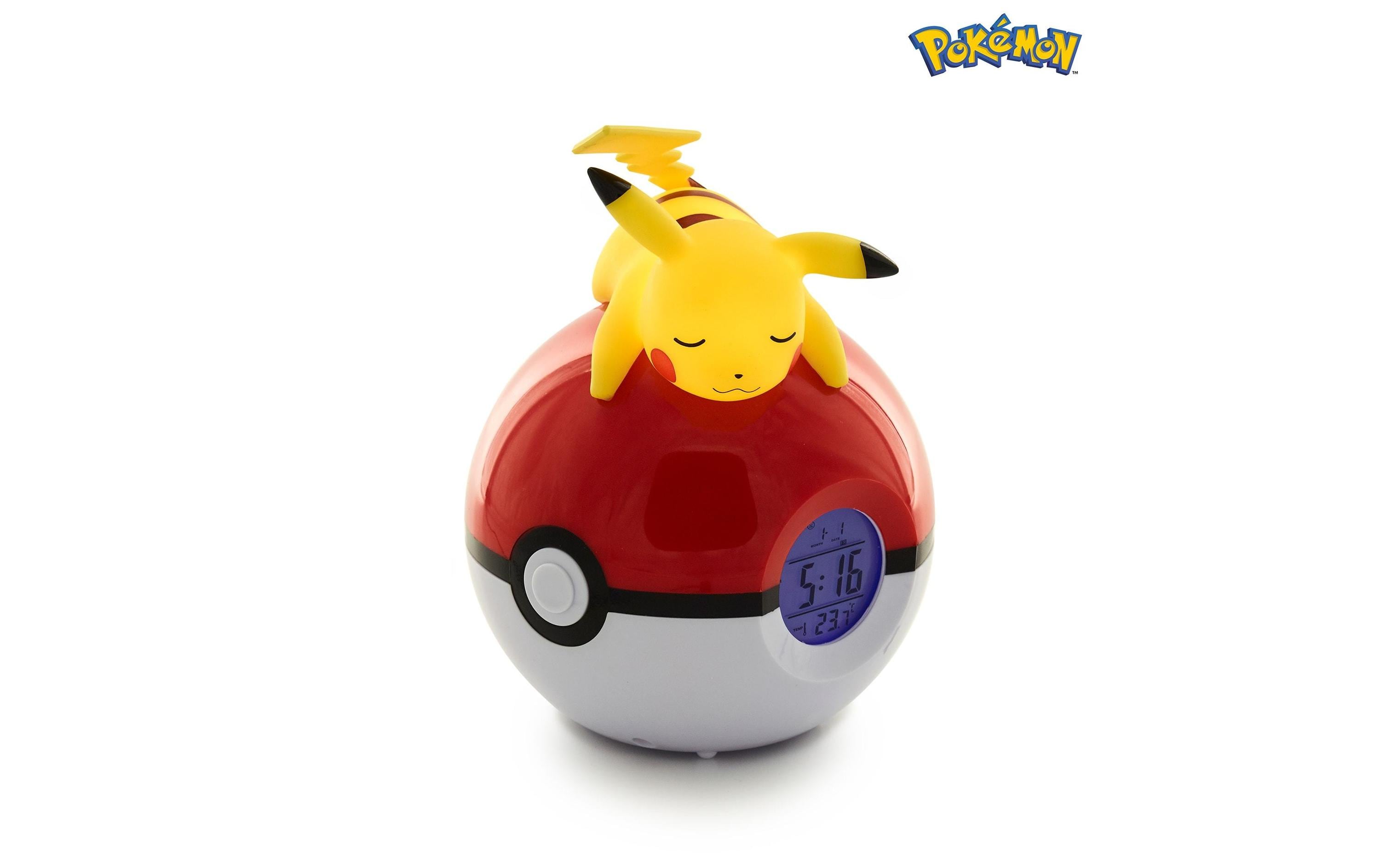 Teknofun Wecker liegender Pikachu mit LED-Lampe Teknofun Wecker liegender Pikachu mit LED-Lampe