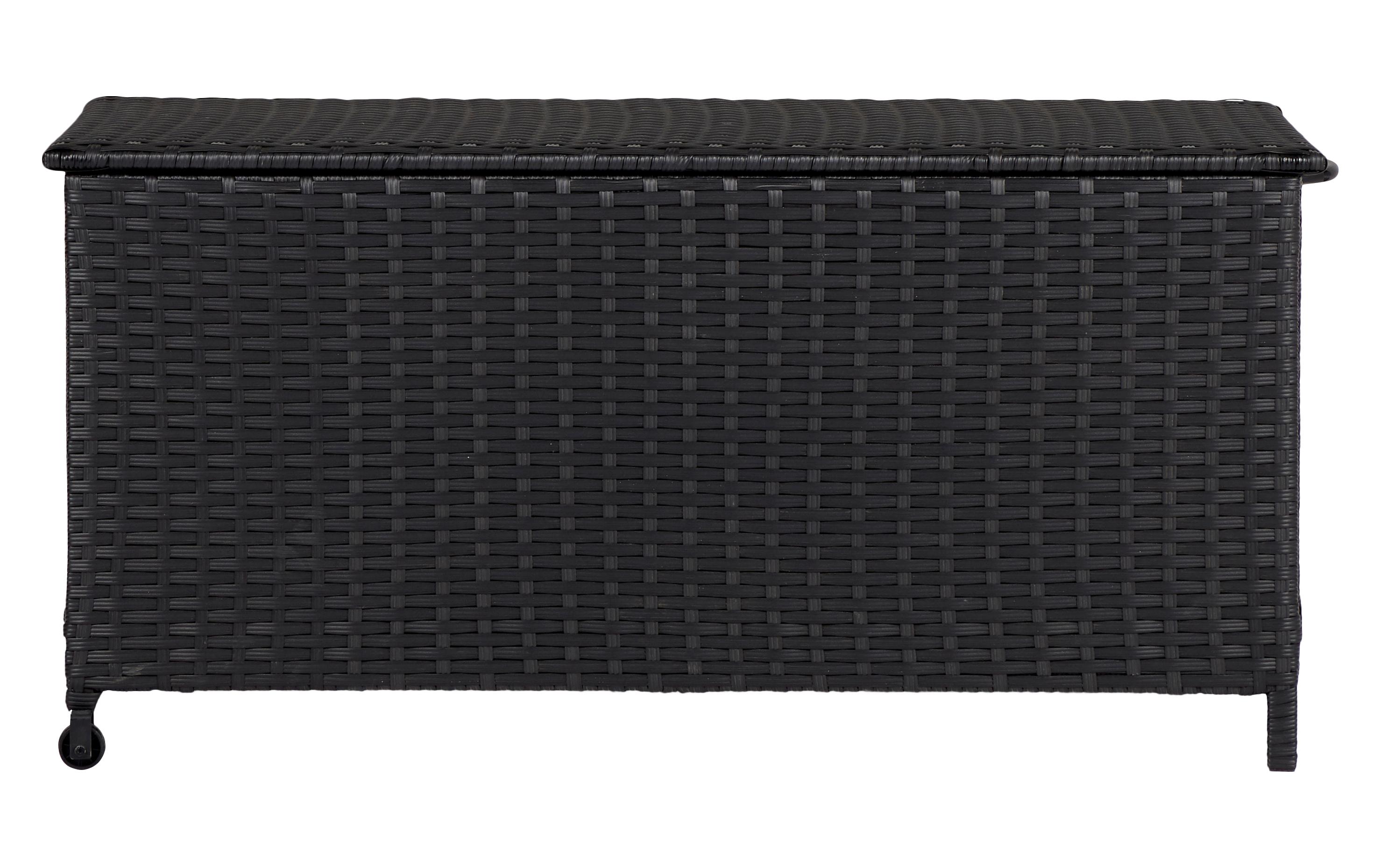 Schou Gartenbox Victor, 133 x 55 cm, Schwarz