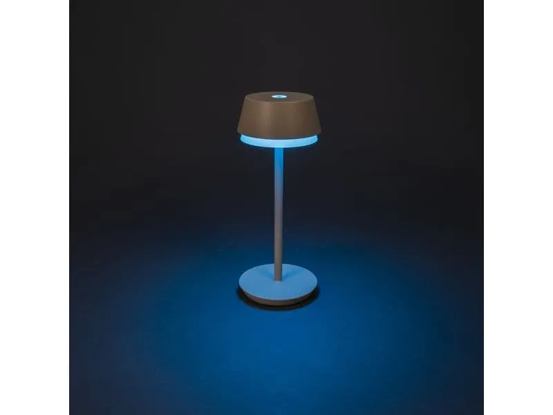 Konstsmide USB-Tischleuchte Lyon Sand, 2700-4000 K / RGB dimmbar Konstsmide USB-Tischleuchte Lyon Sand, 2700-4000 K / RGB dimmbar