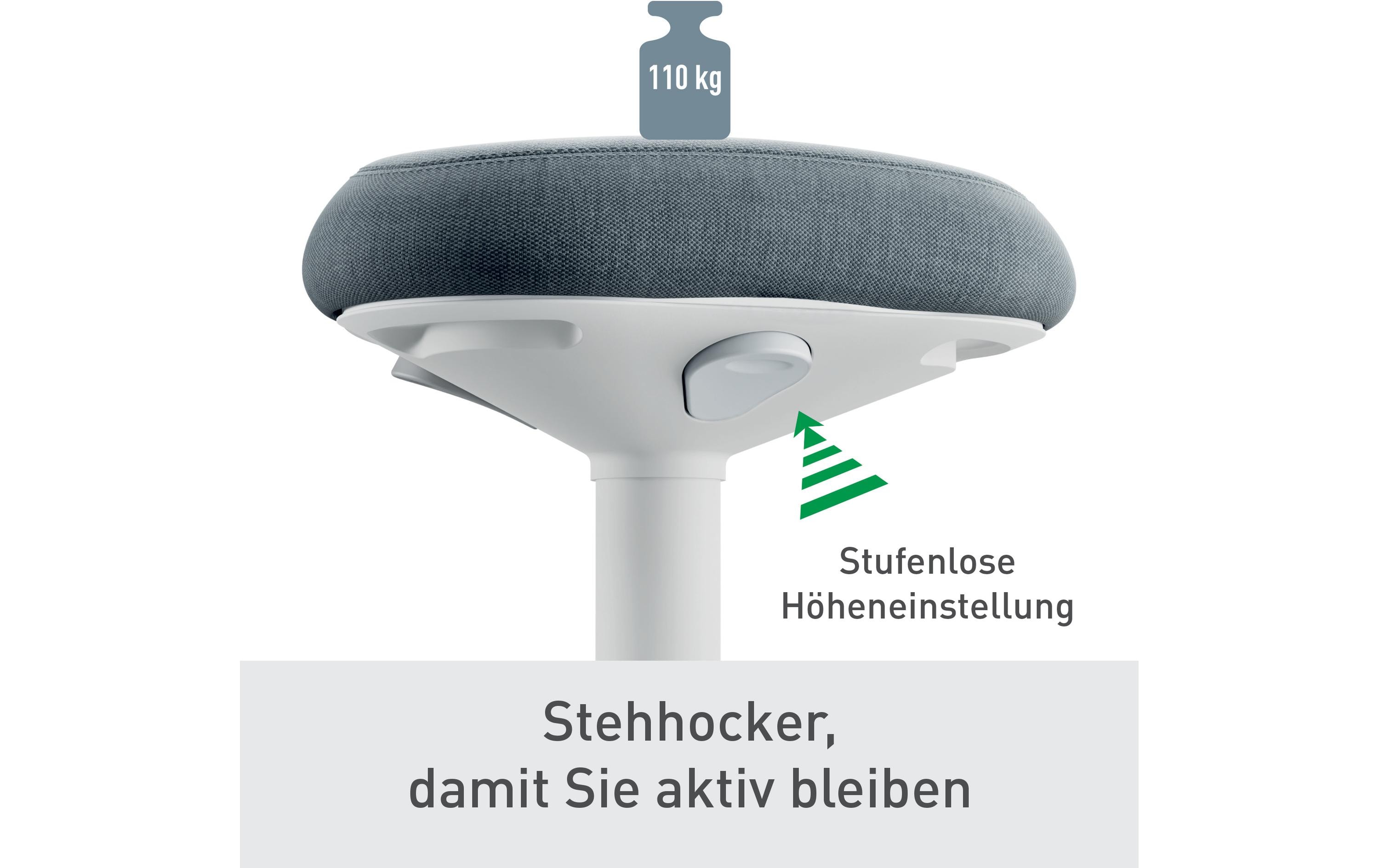 Leitz Ergo Active Stehhocker Hellgrau