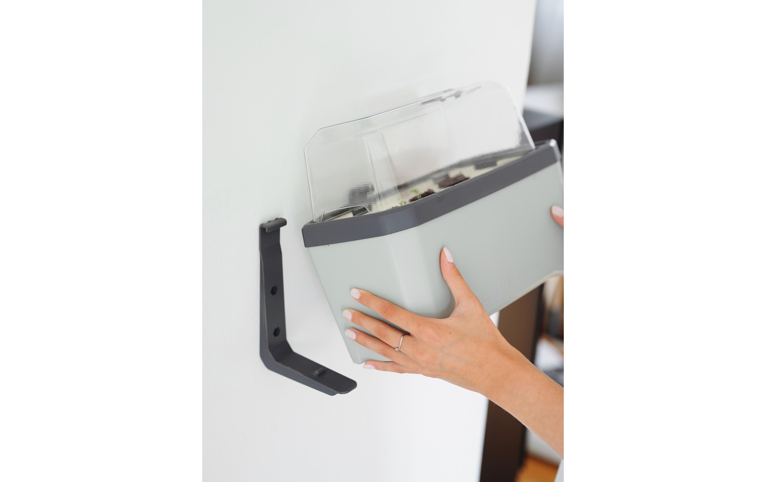 Gusta Garden Wandhalterung HARRY HERBS, Schwarz