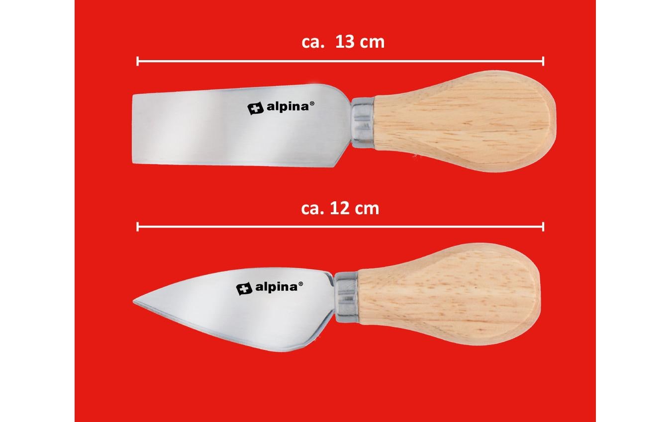 alpina Messer-Set 2-teilig Silber