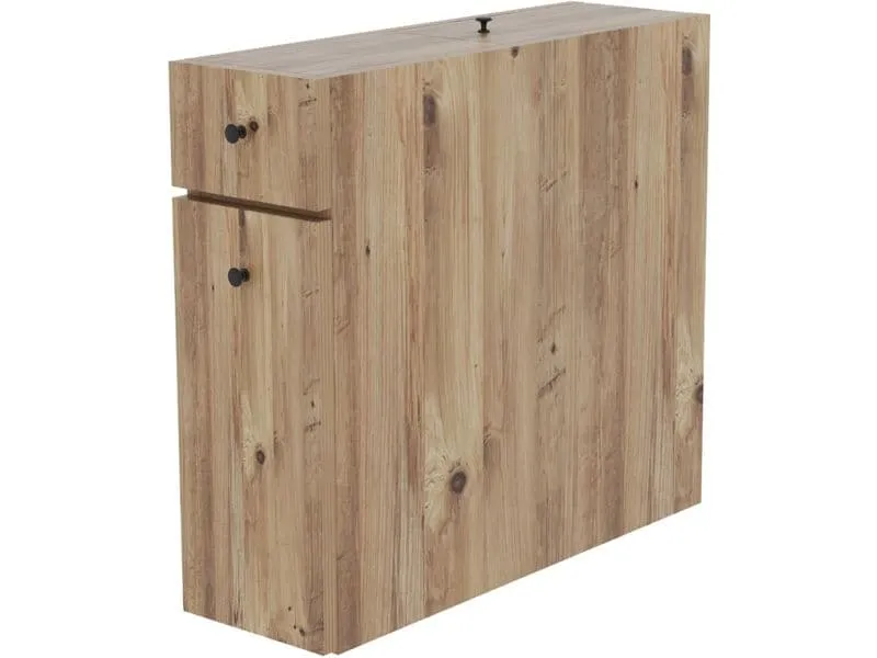 Woody Fashion Badezimmerregal Calencia 19 x 55 x 60 cm, Nature Woody Fashion Badezimmerregal Calencia 19 x 55 x 60 cm, Nature