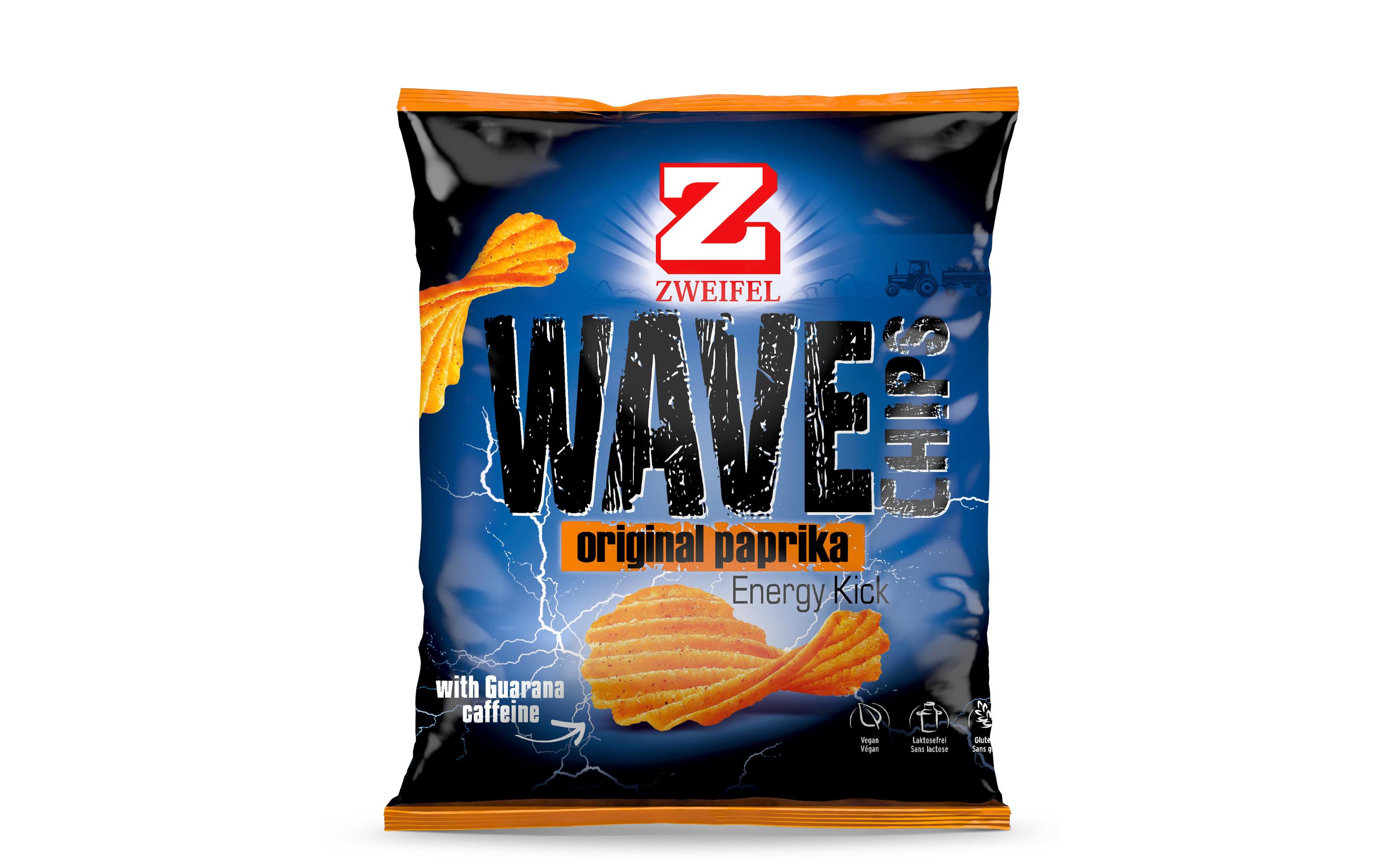 Zweifel Chips Wave Energy Paprika 120 g