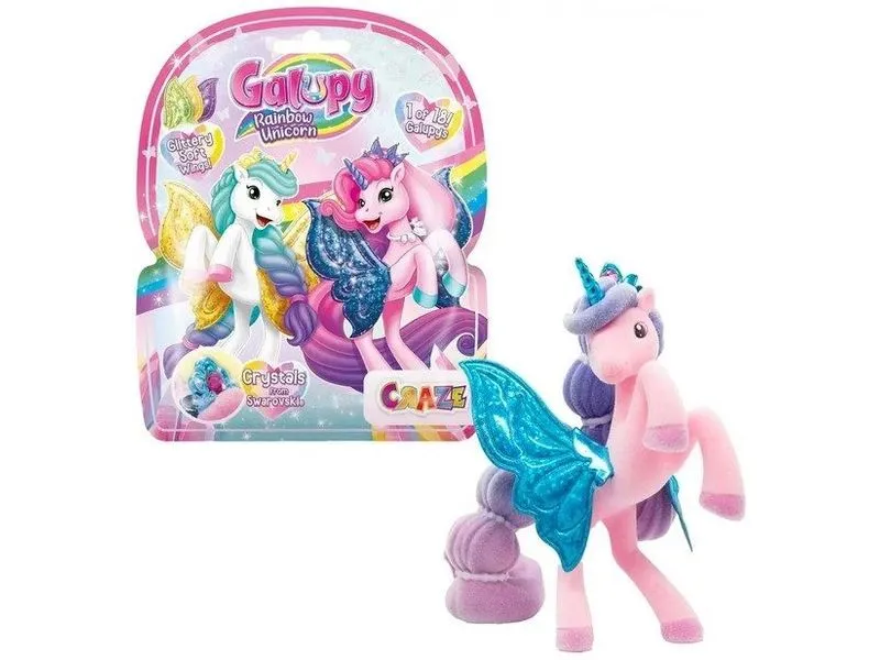 Craze Regenbogen-Einhorn Spielzeugfigur Assortiert Craze Regenbogen-Einhorn Spielzeugfigur Assortiert