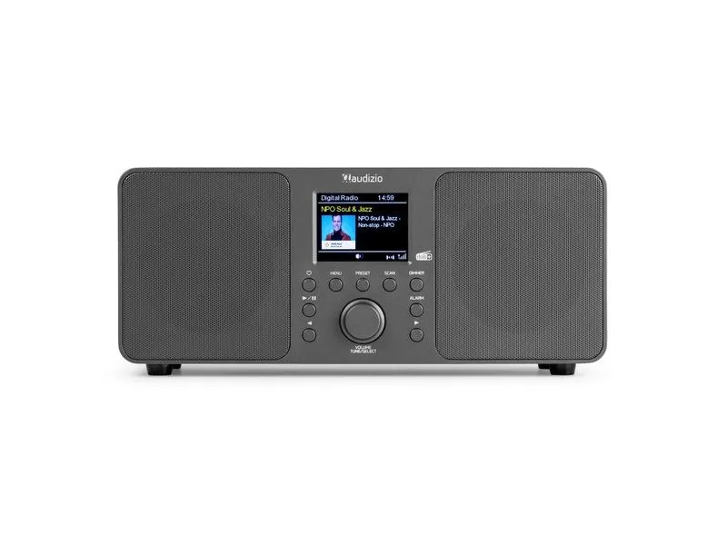 Audizio Genua-DG DAB+/FM Radio mit BT, Stereo, Grau