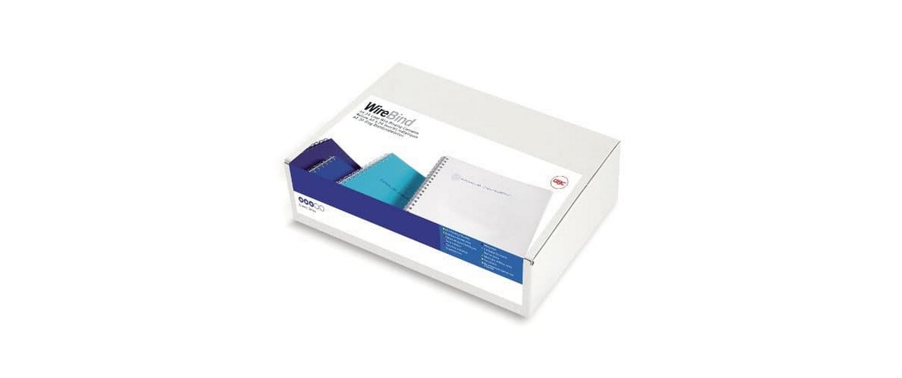 GBC Binderücken Draht 8 mm Schwarz, 100 Stück