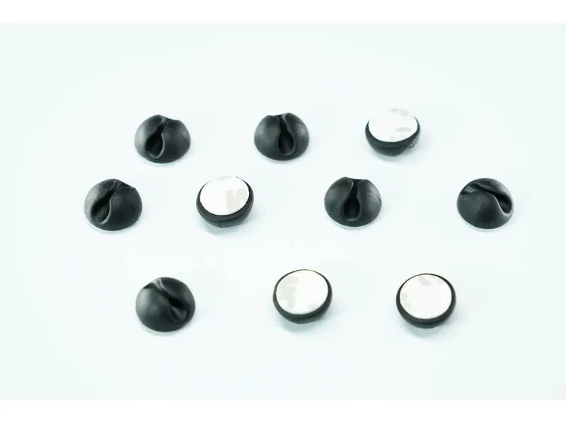 Schönenberger Beans Kabelhalterungen, Ø 15 mm, Schwarz Schönenberger Beans Kabelhalterungen, Ø 15 mm, Schwarz