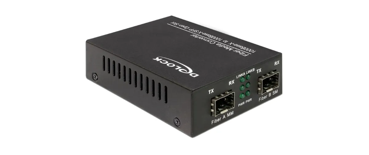 Delock Medienkonverter 1000Base-X SFP zu SFP Delock Medienkonverter 1000Base-X SFP zu SFP