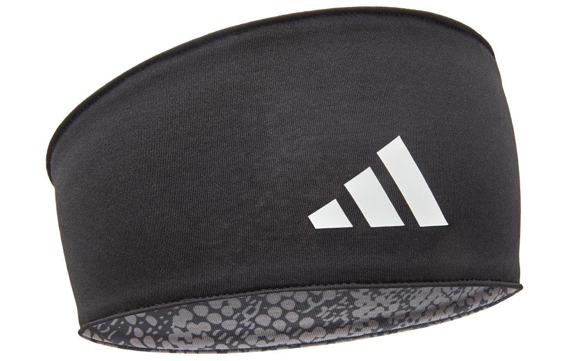 adidas Reversible Headband Grau/Schwarz adidas Reversible Headband Grau/Schwarz