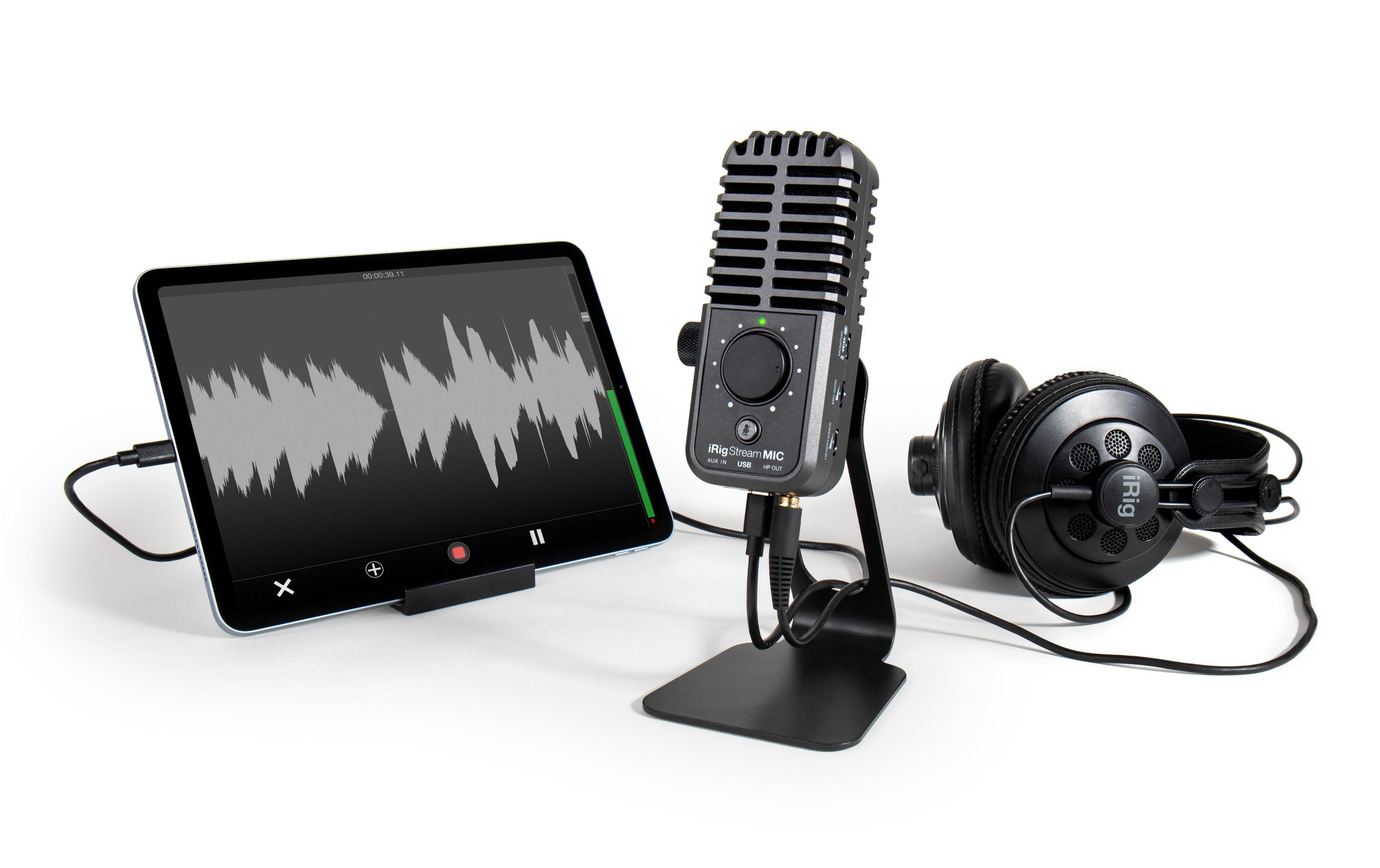 IK Multimedia Kondensatormikrofon iRig Stream Mic USB