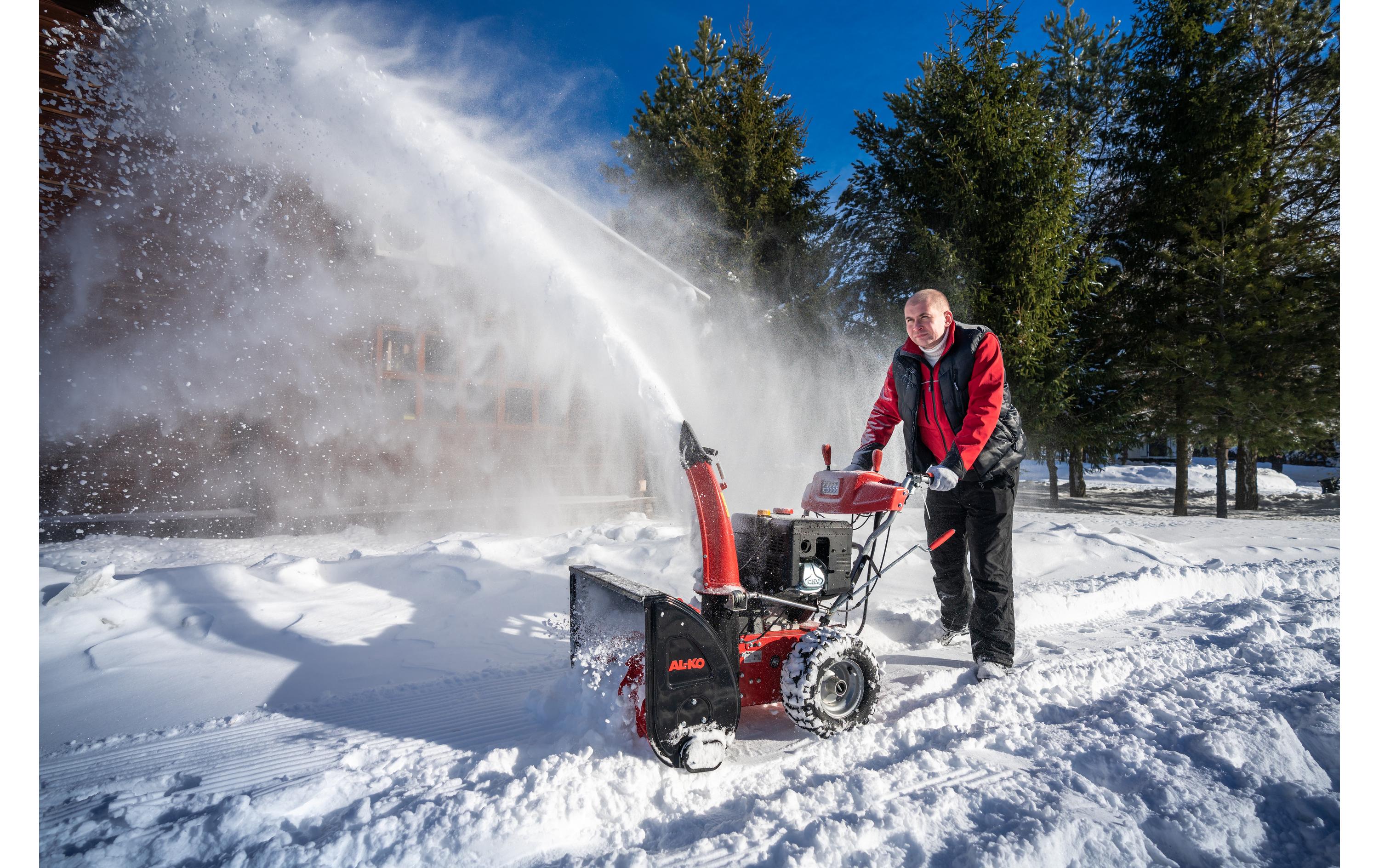 AL-KO Benzin-Schneefräse 700 E Snowline