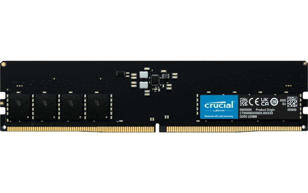 Crucial DDR5-RAM 4800 MHz 1x 16 GB Crucial DDR5-RAM 4800 MHz 1x 16 GB
