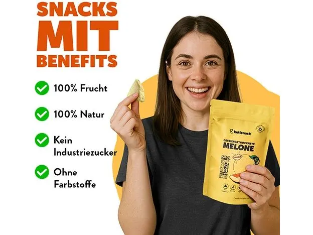kultsnack Melone gefriergetr. 75 g
