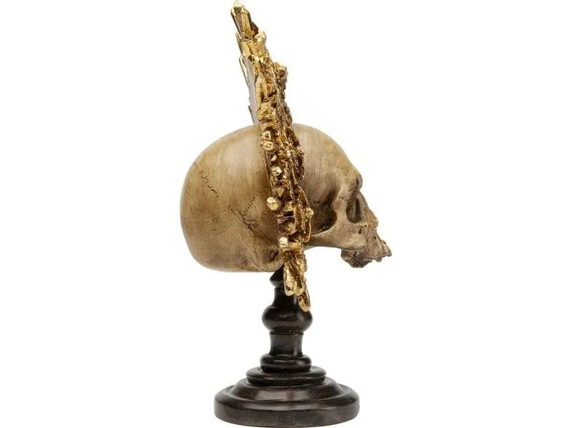Kare Dekofigur King Skull Gold