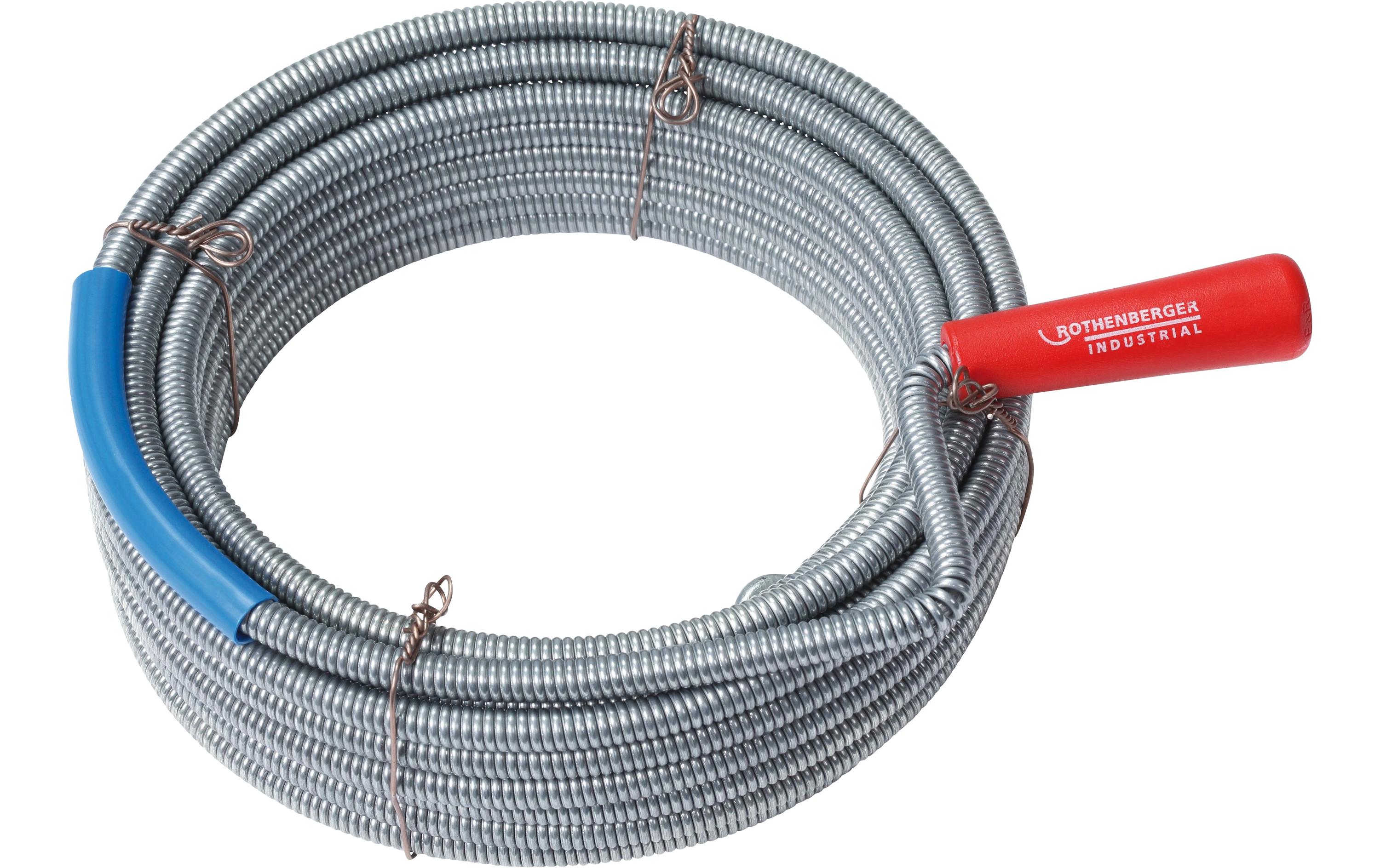 Rothenberger Rohrreinigungsspirale mit Kralle 10 m x 9 mm Rothenberger Rohrreinigungsspirale mit Kralle 10 m x 9 mm