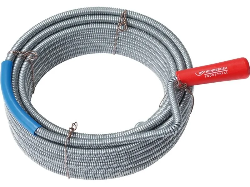 Rothenberger Rohrreinigungsspirale mit Kralle 10 m x 9 mm