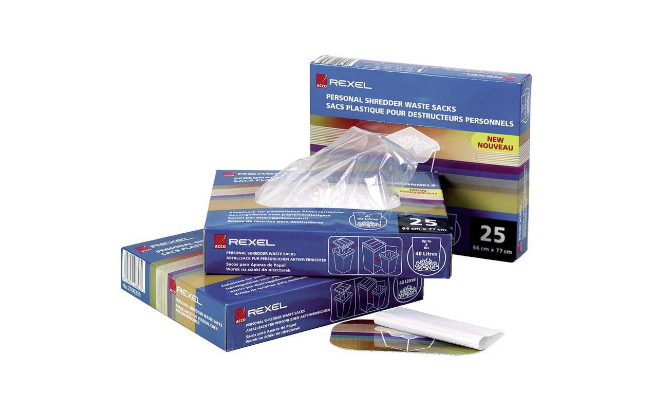 Rexel Abfallsäcke für Aktenvernichter 100 Stück Rexel Abfallsäcke für Aktenvernichter 100 Stück