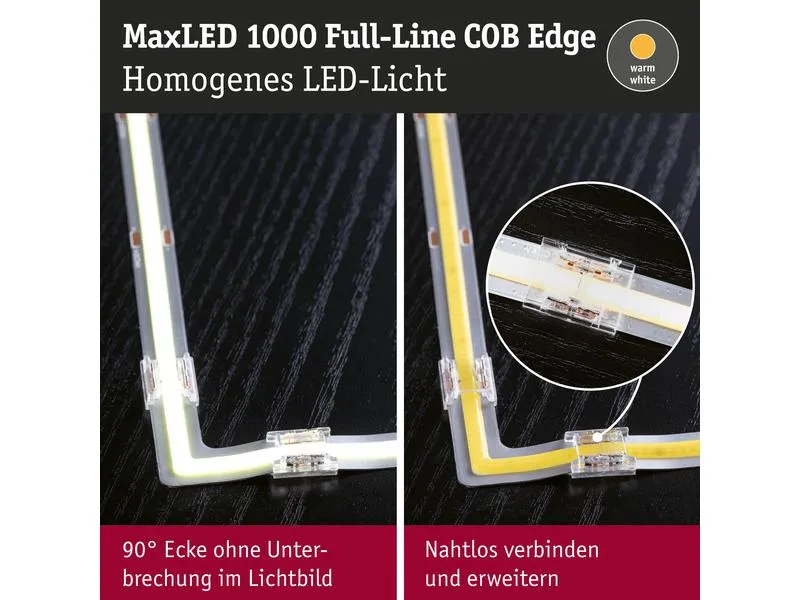 Paulmann MaxLED 1000 LED Strip Full-Line COB Edge 90°