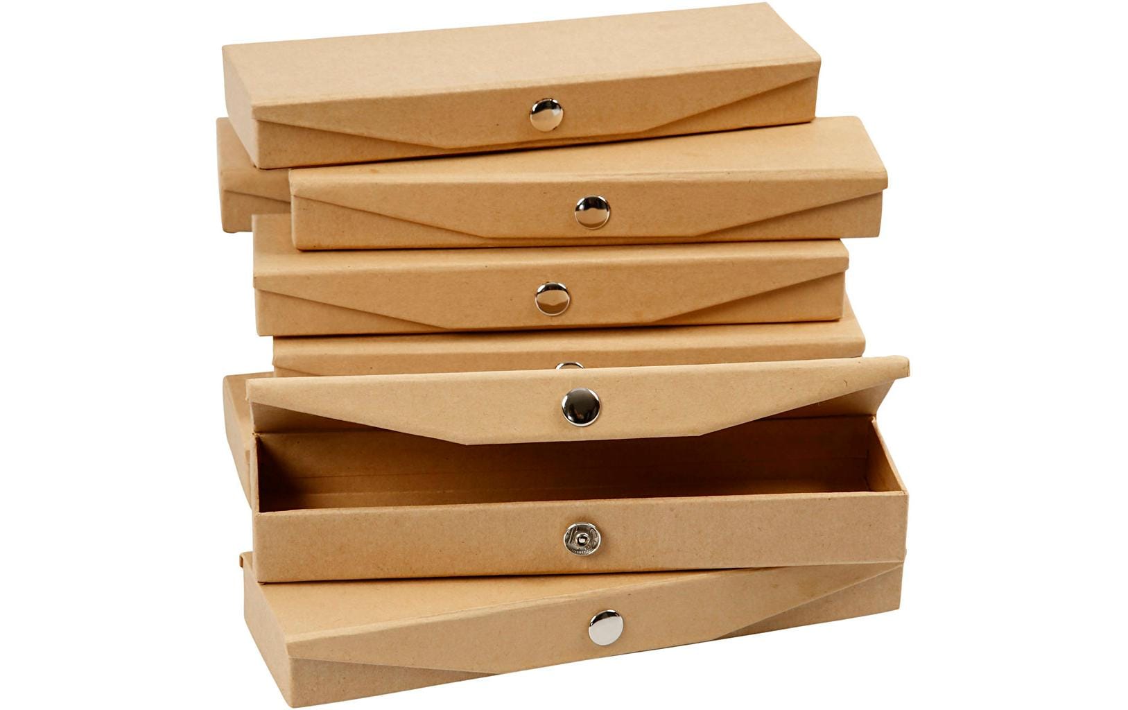 Creativ Company Papp-Schachtel 12 Stück, Braun